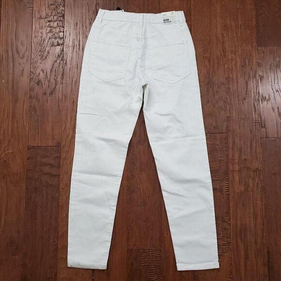 Dex Nixon Boyfriend Jeans White 25 NEW - Picture 5 of 8